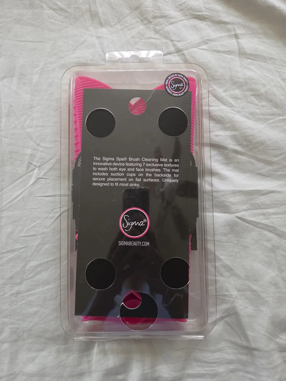 Sigma Spa Brush Cleaning Mat - Pink